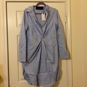 Sylvie Twist Shirt Dress